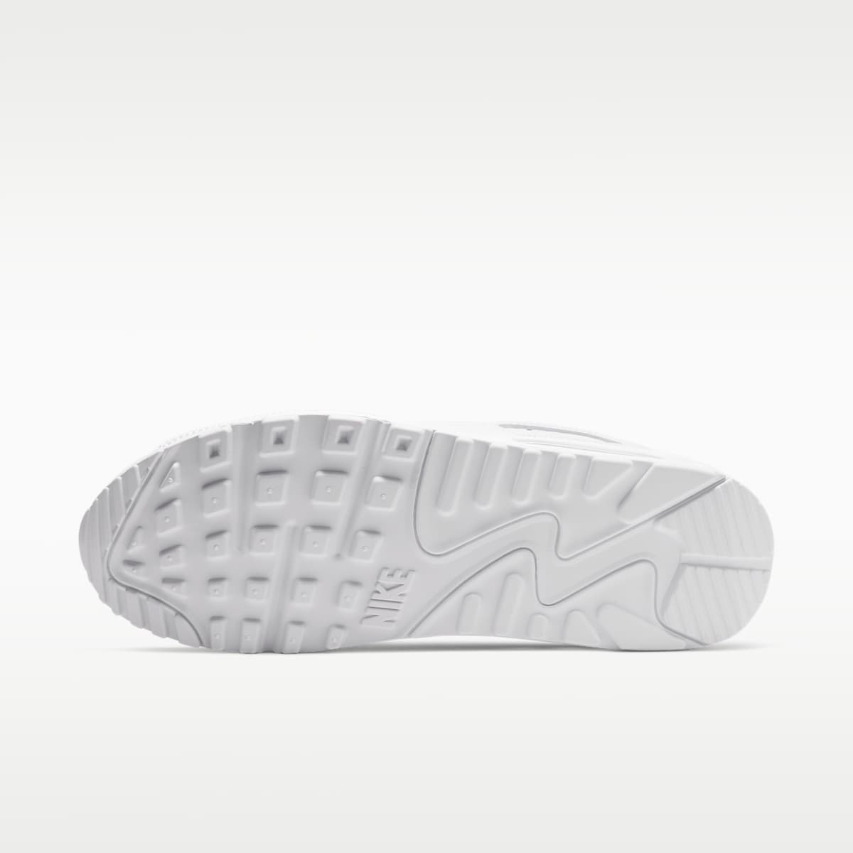 Nike Air Max 90 Men's Shoes - White/White/Wolf Grey/White - Image 2