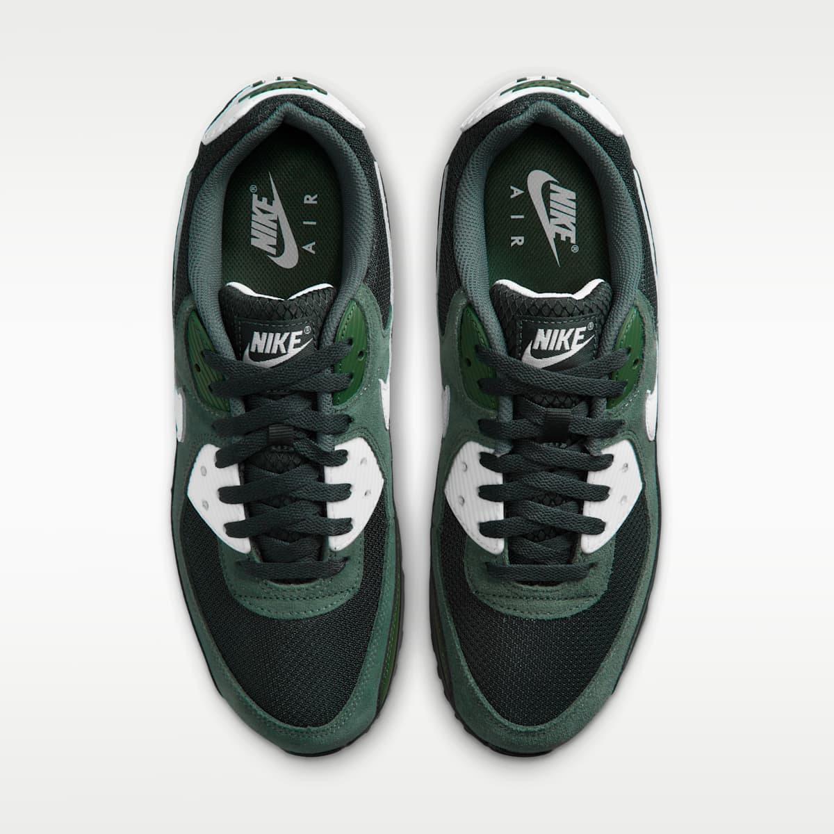 Nike Air Max 90 Men's Shoes - Black Spruce/Vintage Green/Fir/Summit White - Image 4
