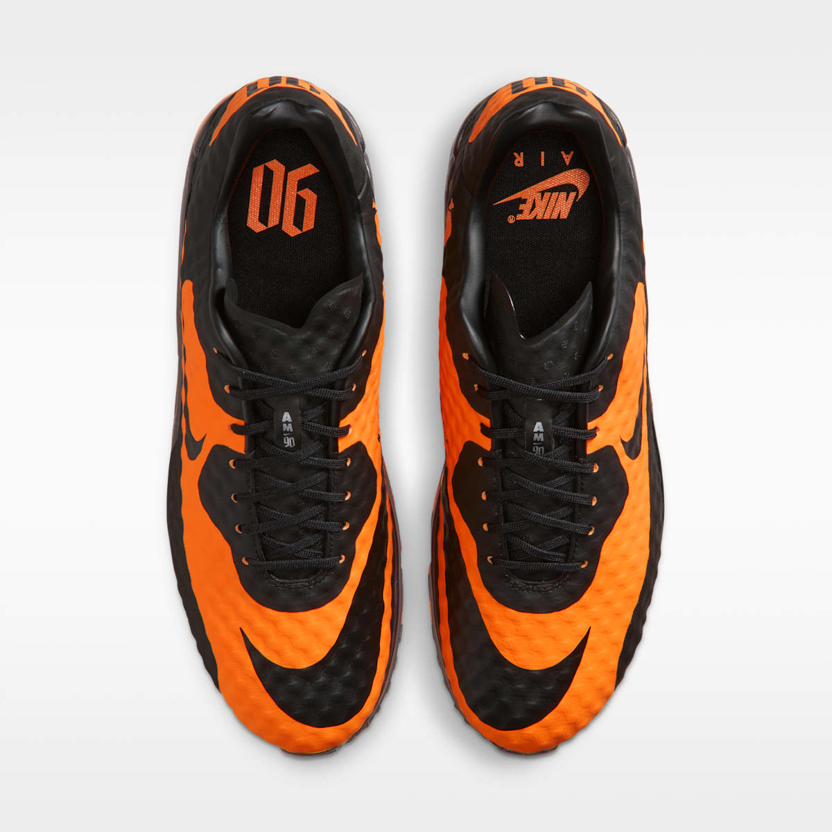 Nike Air Max 90 "Hypervenom" Men's Shoes - Bright Citrus/Total Orange/Black - Image 4