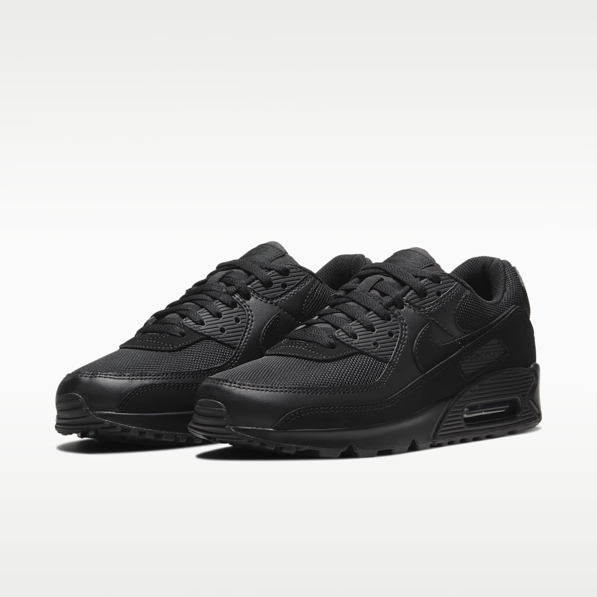 Nike Air Max 90 Men's Shoes - Black/Black/Black/Black - Image 5