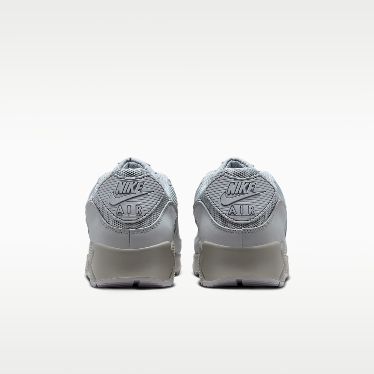 Nike Air Max 90 Men's Shoes - Wolf Grey/Black/White/Black - Image 6