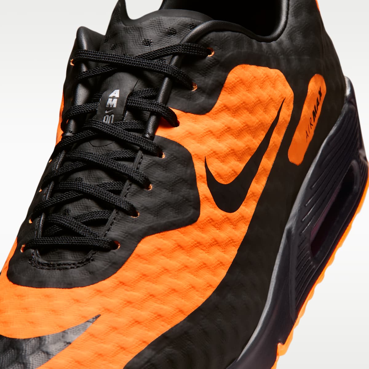 Nike Air Max 90 "Hypervenom" Men's Shoes - Bright Citrus/Total Orange/Black - Image 7