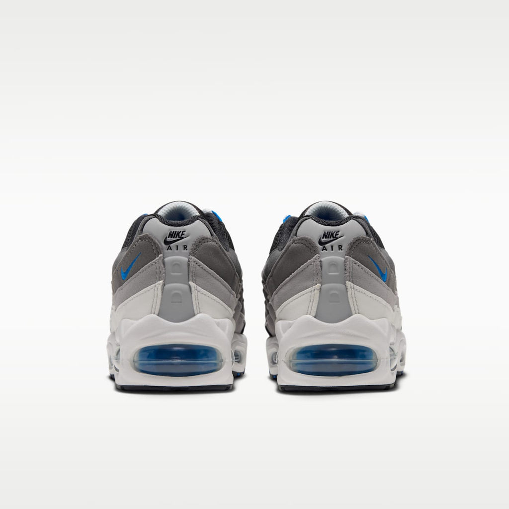 Nike Air Max 95 Big Bubble Big Kids' Shoes - Anthracite/Light Graphite/Light Charcoal/Blue Spark