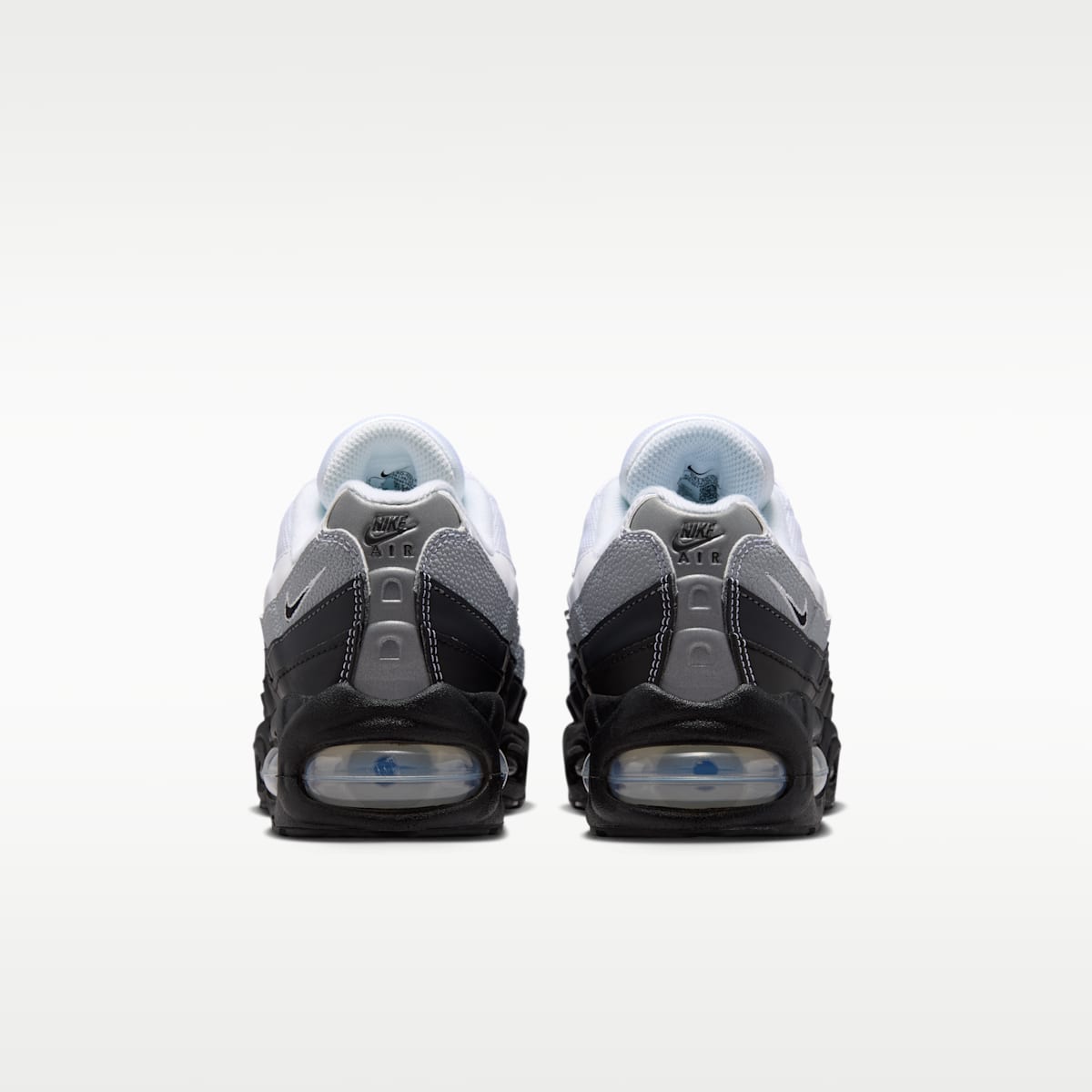Nike Air Max 95 Big Bubble Big Kids' Shoes - Black/White/Wolf Grey/Black