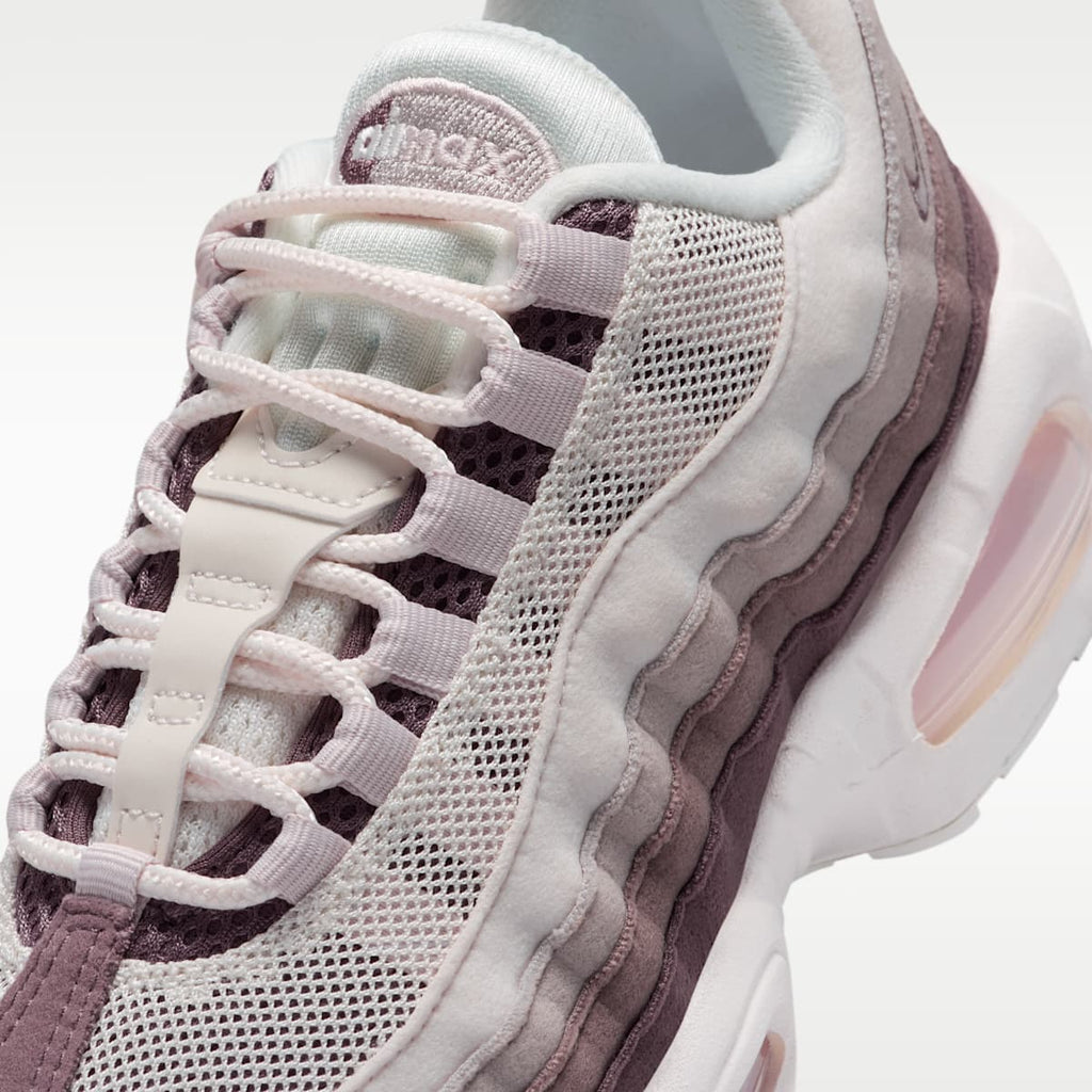 Nike Air Max 95 Big Bubble Big Kids' Shoes - Phantom/Tattoo/Moon Particle/Silt Red