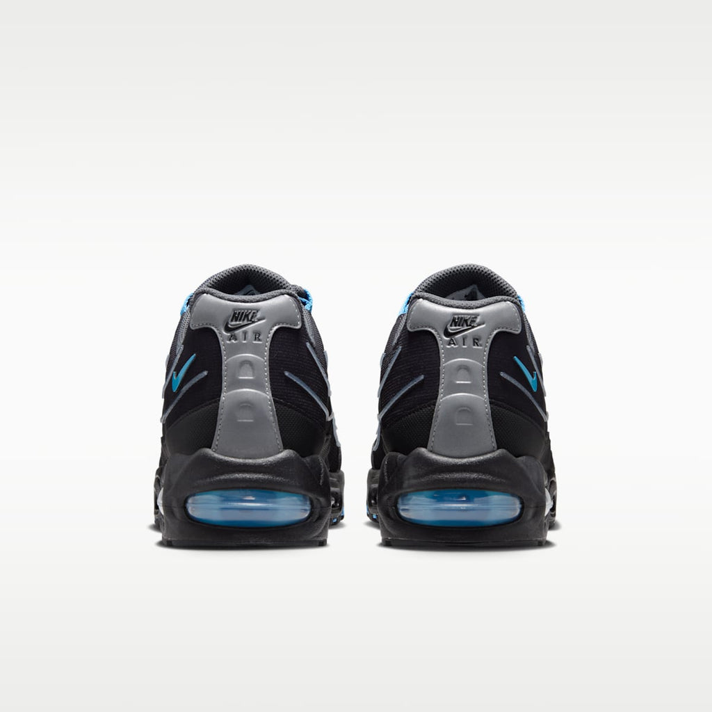 Nike Air Max 95 Big Bubble Tech Men's Shoes - Black/Iron Grey/Metallic Silver/University Blue - Image 6