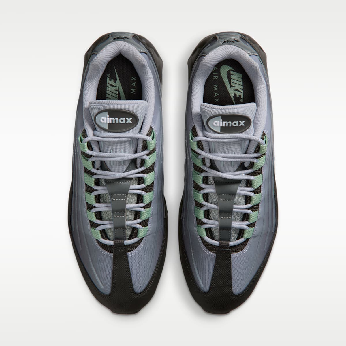 Nike Air Max 95 Big Bubble Tech Men's Shoes - Medium Ash/Wolf Grey/Metallic Silver/Steam - Image 4