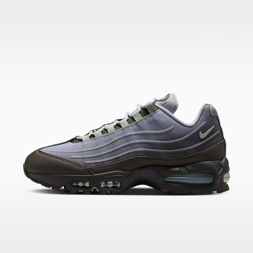 Nike Air Max 95 Big Bubble Tech Men's Shoes - Medium Ash/Wolf Grey/Metallic Silver/Steam - Image 1