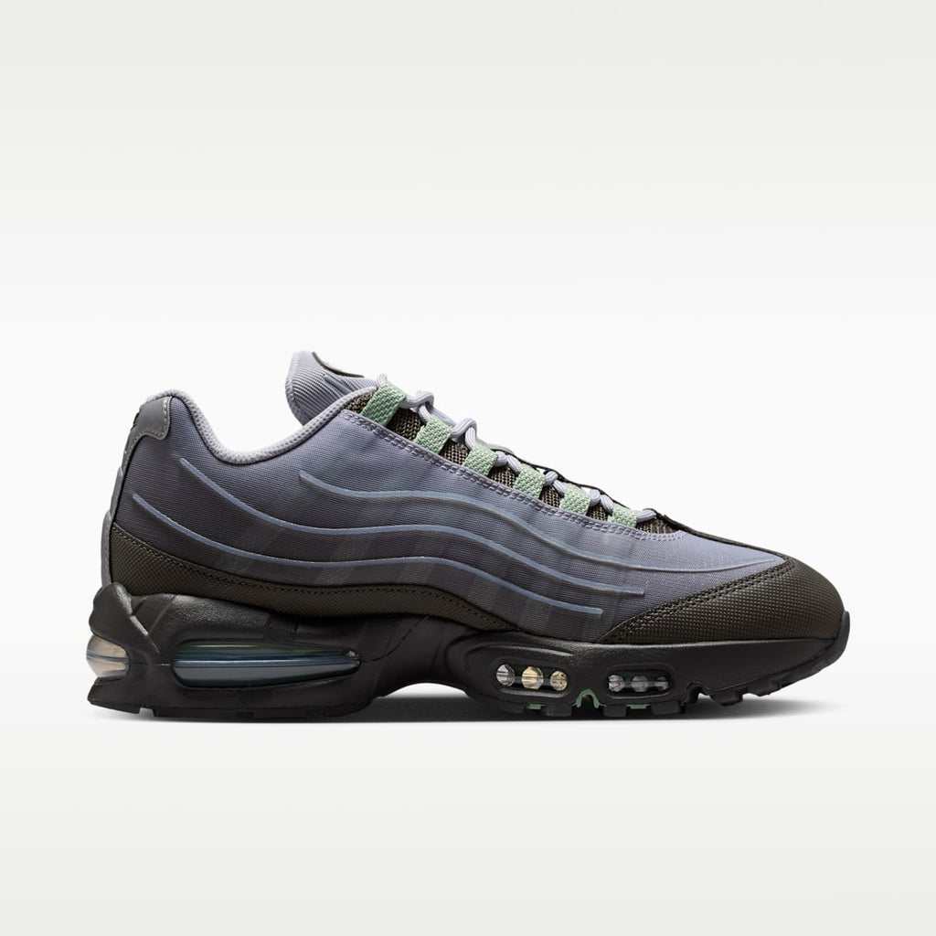 Nike Air Max 95 Big Bubble Tech Men's Shoes - Medium Ash/Wolf Grey/Metallic Silver/Steam - Image 3