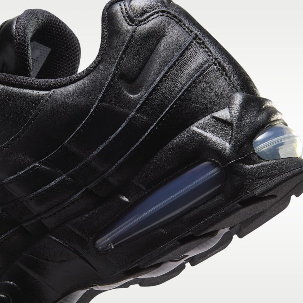 Nike Air Max 95 Big Bubble Leather Men's Shoes - Black/Black/Black - Image 8