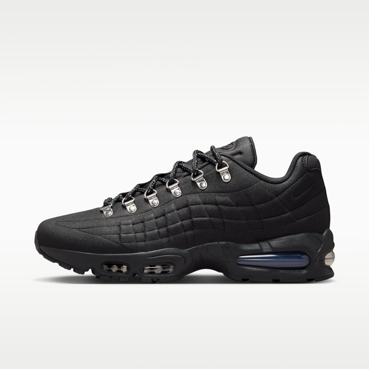 Nike Air Max 95 Big Bubble "I-95" Men's Shoes - Black/Off Noir/Metallic Silver/Black - Image 1