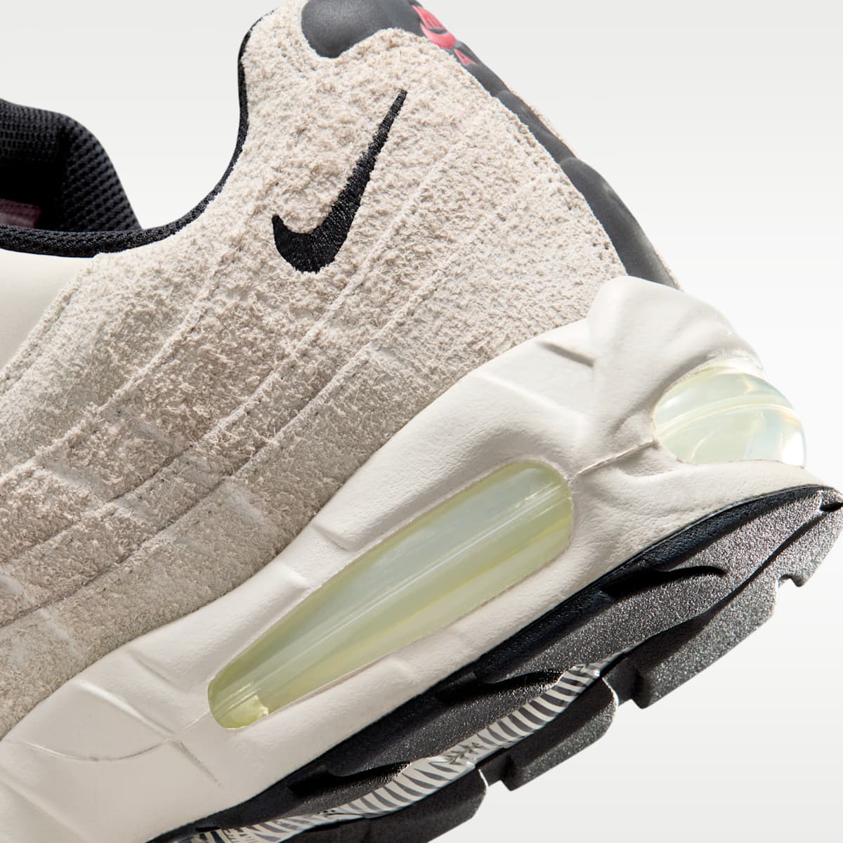 Nike Air Max 95 Big Bubble Men's Shoes - Phantom/Light Crimson/Smoke Grey/Black - Image 8