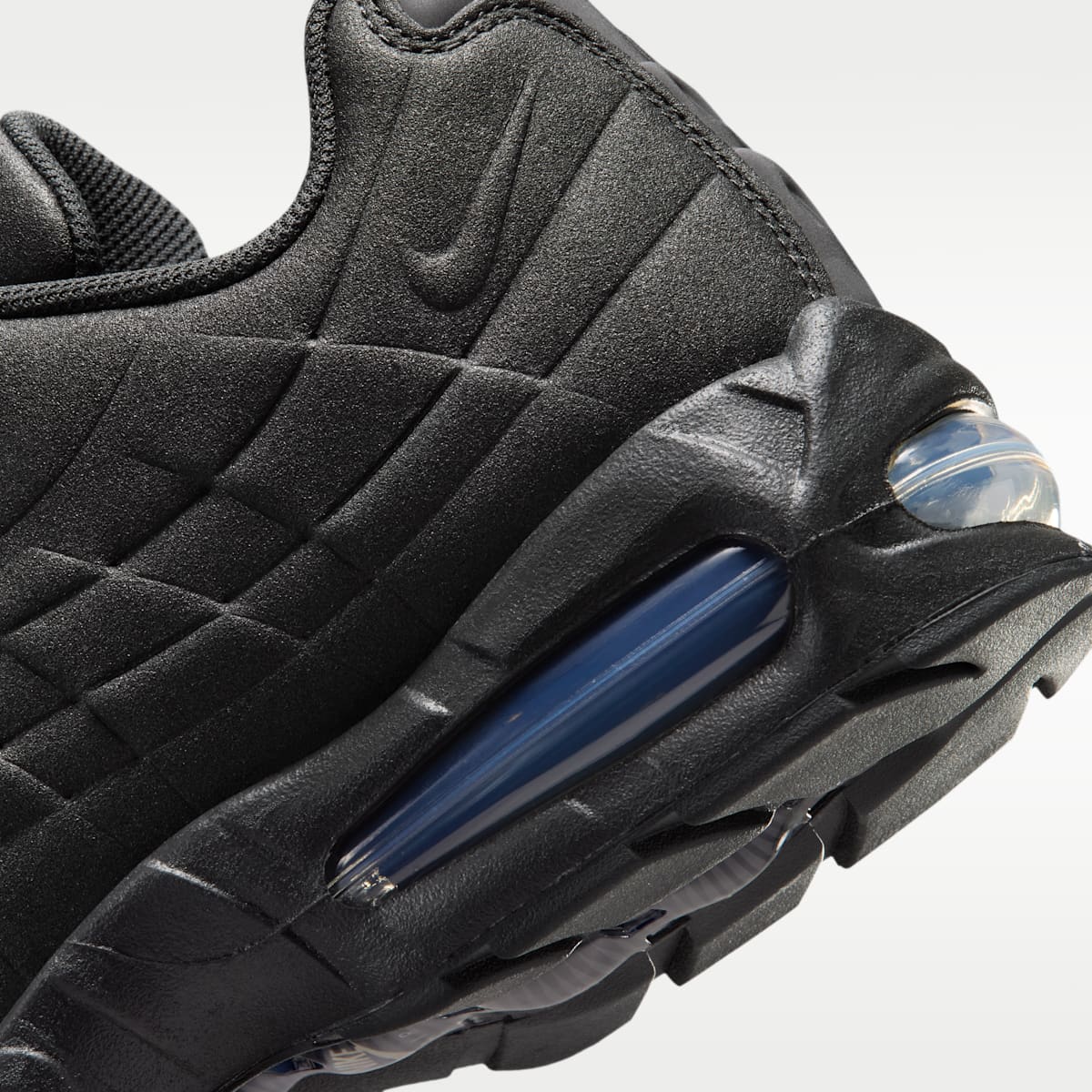 Nike Air Max 95 Big Bubble "I-95" Men's Shoes - Black/Off Noir/Metallic Silver/Black - Image 8