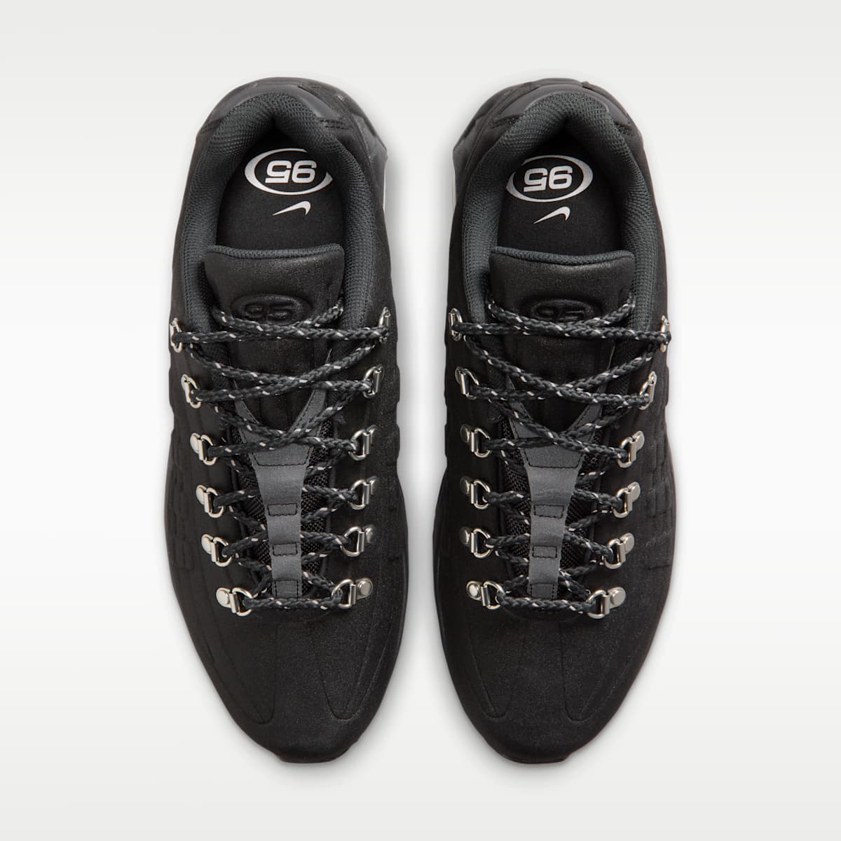 Nike Air Max 95 Big Bubble "I-95" Men's Shoes - Black/Off Noir/Metallic Silver/Black - Image 4