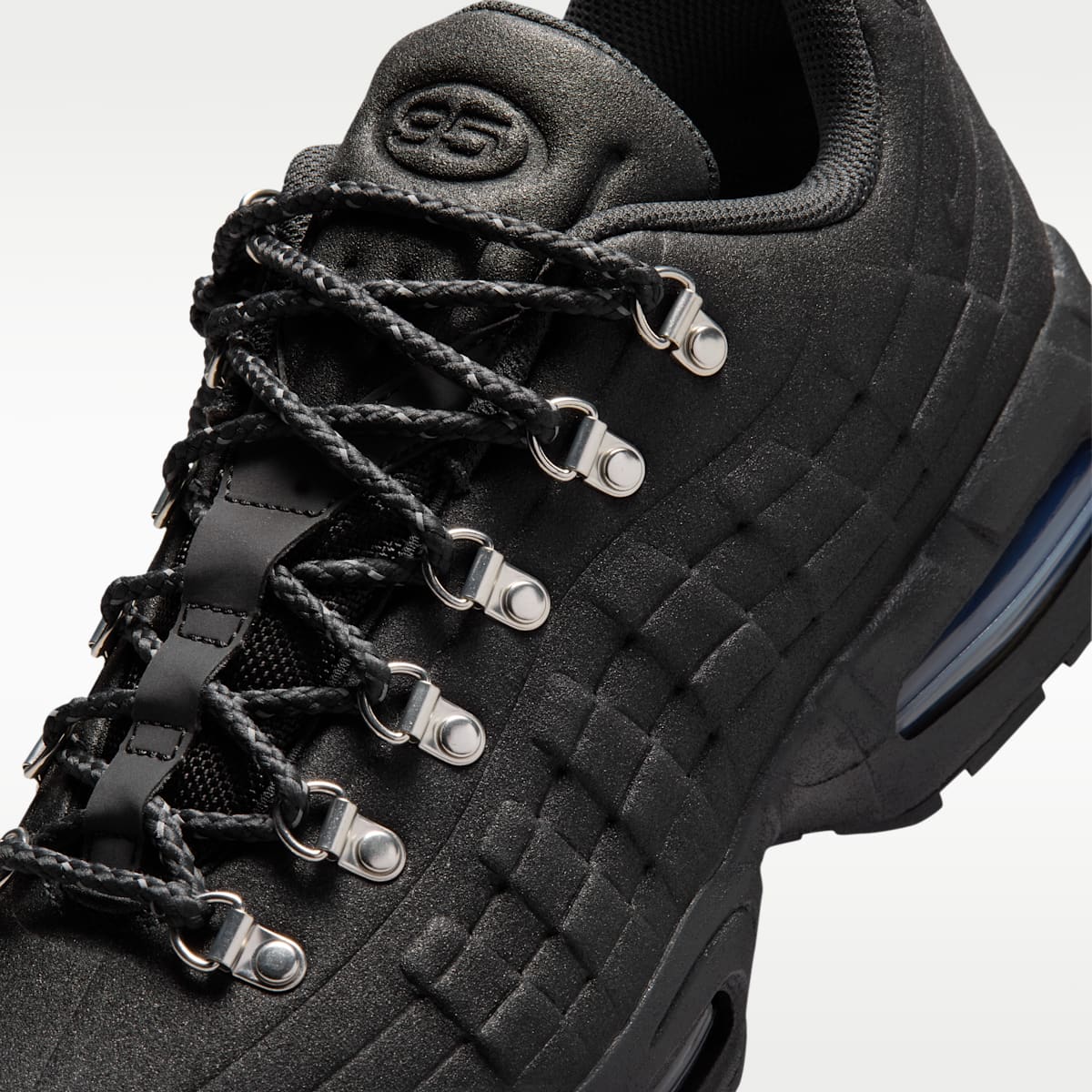 Nike Air Max 95 Big Bubble "I-95" Men's Shoes - Black/Off Noir/Metallic Silver/Black - Image 7