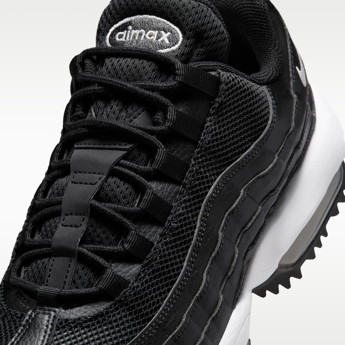 Nike Air Max '95 G Golf Shoes - Black/Black/Anthracite/White - Image 7