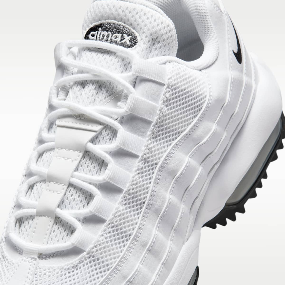 Nike Air Max '95 G Golf Shoes - White/White/Light Graphite/Black - Image 7
