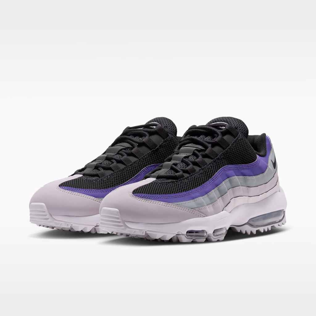 Nike Air Max '95 G Golf Shoes - Vast Grey/Dark Iris/Silver Lilac/Black - Image 5