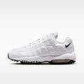 Women's Nike Air Max '95 G Golf Shoes - White/White/Light Graphite/Black