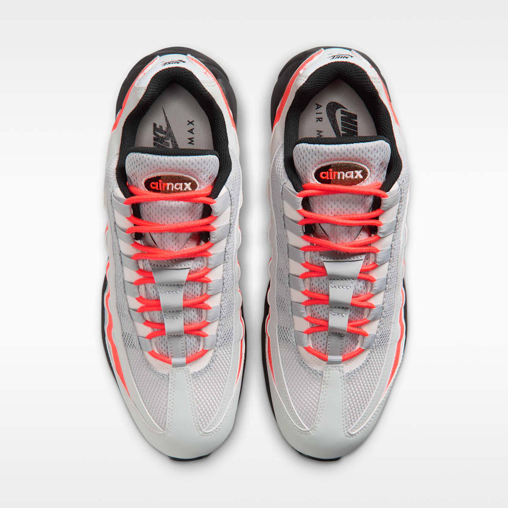 Nike Air Max '95 G Golf Shoes - Light Silver/Light Smoke Grey/Bright Crimson/Black - Image 4