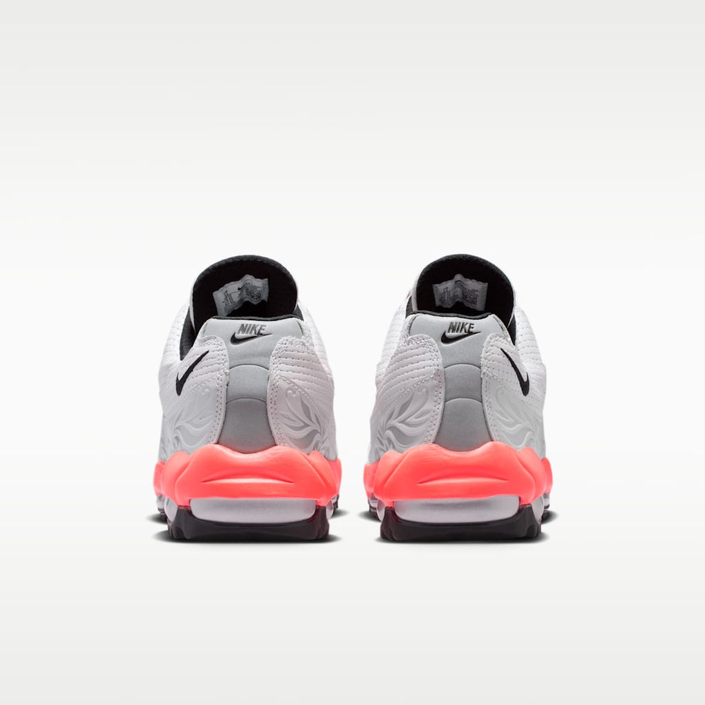 Nike Air Max '95 G Golf Shoes - Off White/Hot Lava/Metallic Silver/Black - Image 6