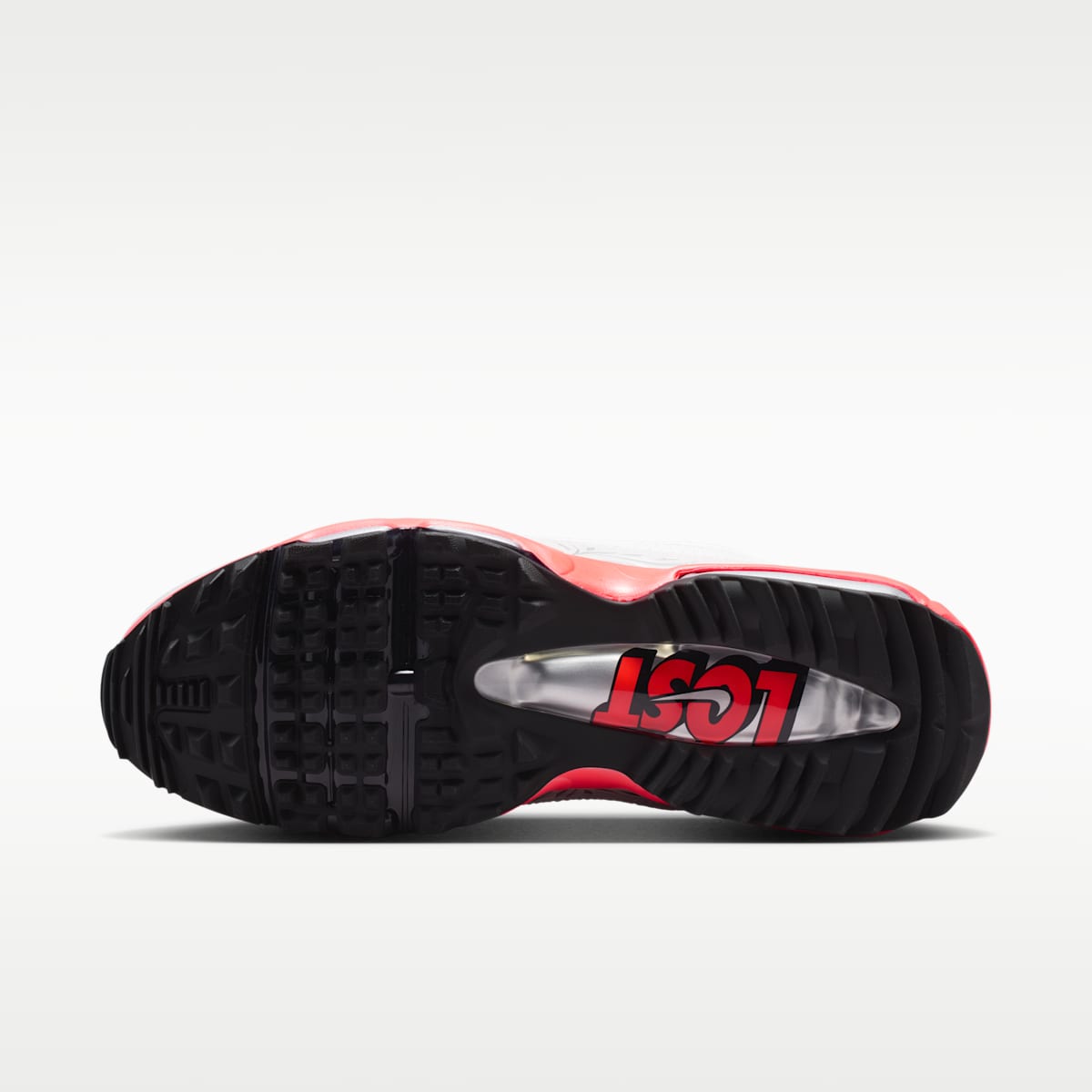 Women's Nike Air Max '95 G Golf Shoes - Off White/Hot Lava/Metallic Silver/Black