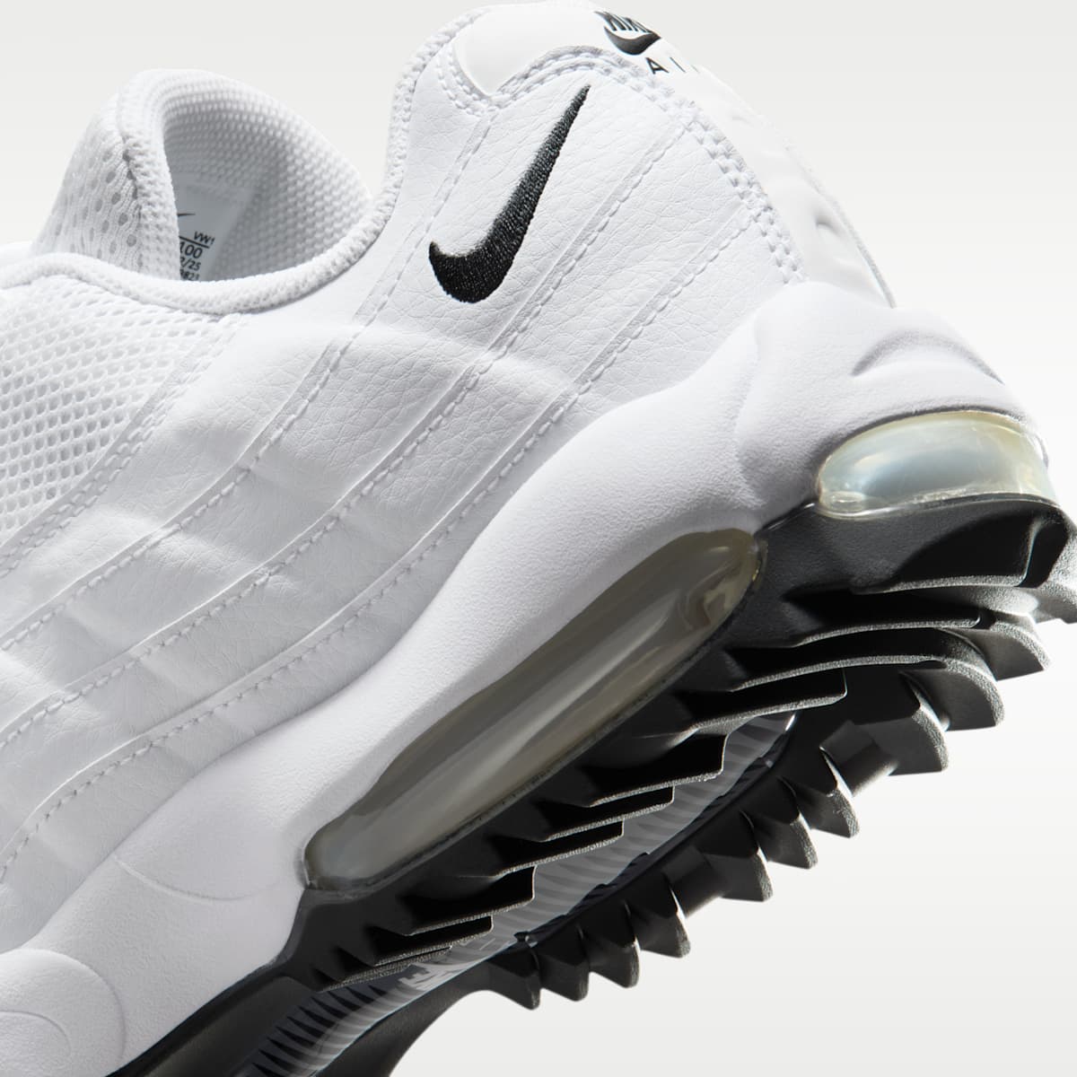 Nike Air Max '95 G Golf Shoes - White/White/Light Graphite/Black - Image 8