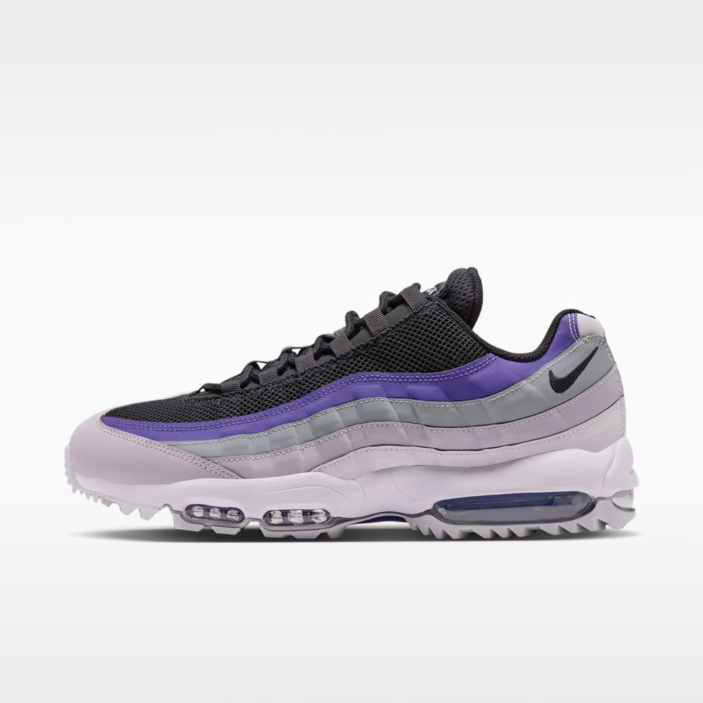Women's Nike Air Max '95 G Golf Shoes - Vast Grey/Dark Iris/Silver Lilac/Black