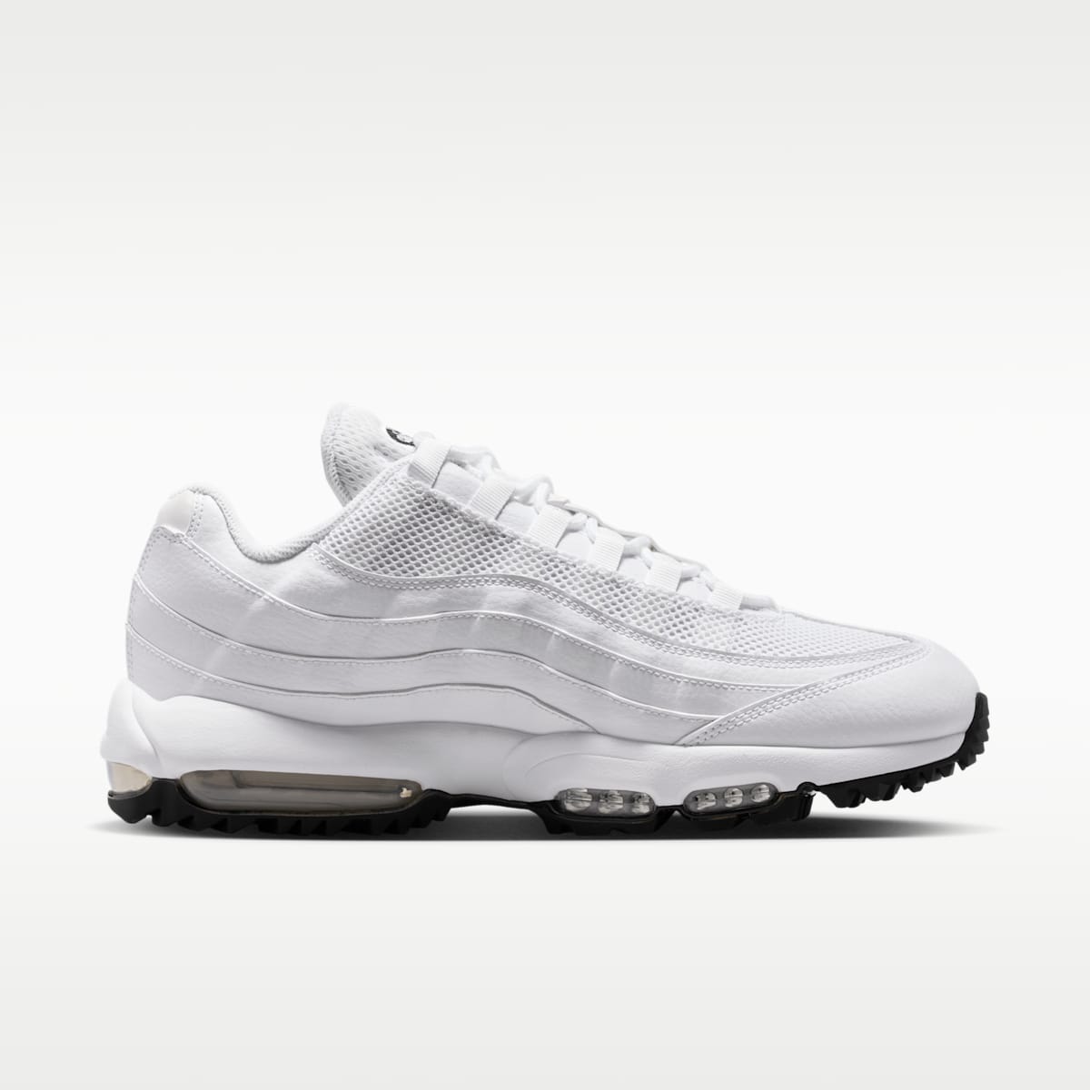 Nike Air Max '95 G Golf Shoes - White/White/Light Graphite/Black - Image 3