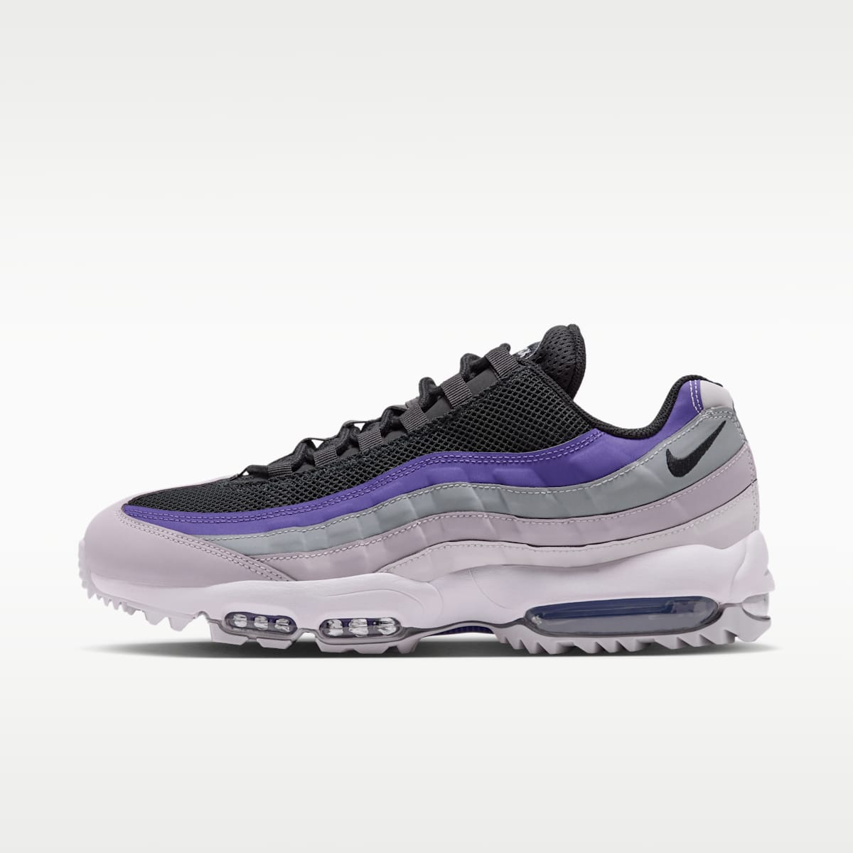 Nike Air Max '95 G Golf Shoes - Vast Grey/Dark Iris/Silver Lilac/Black - Image 1