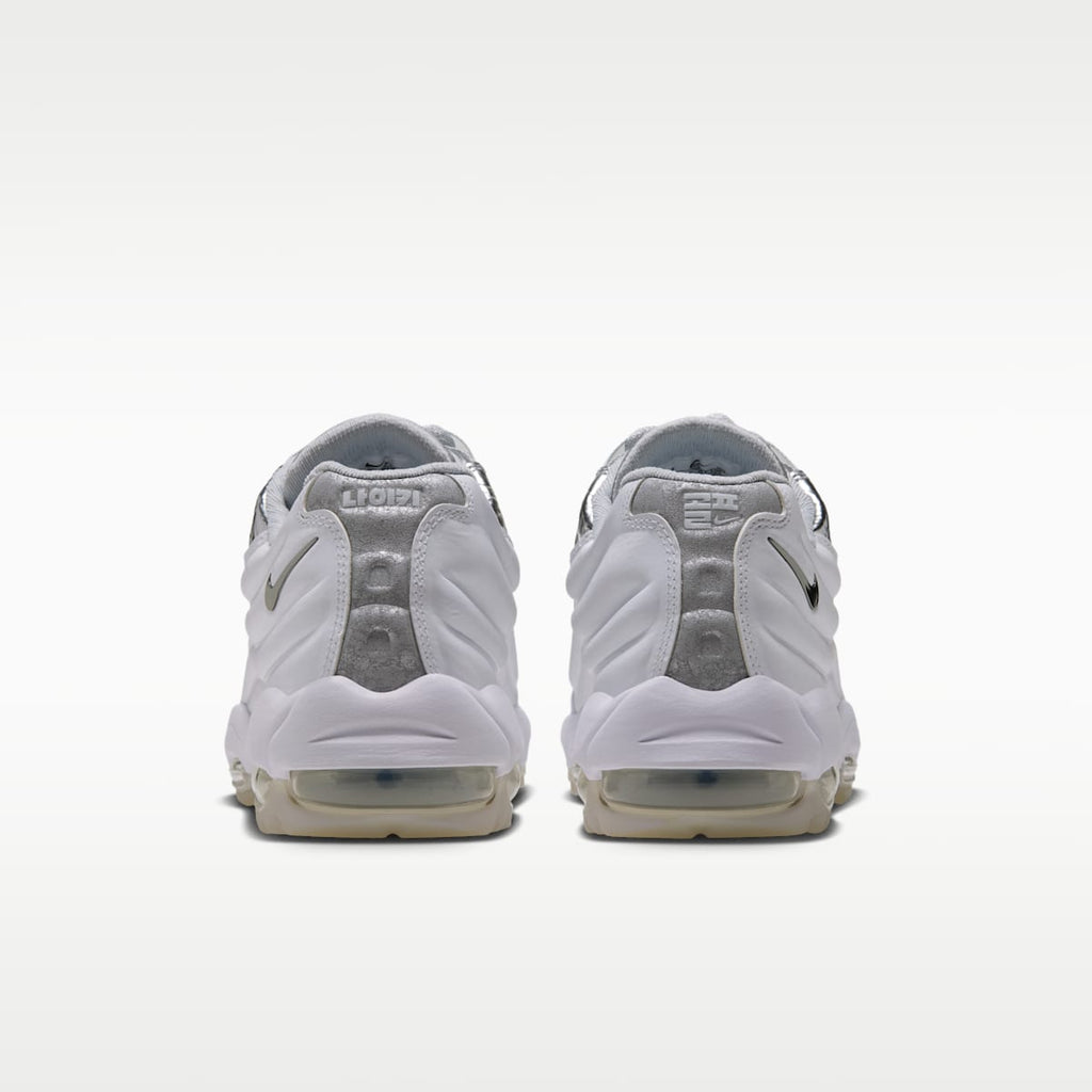 Nike Air Max 95  Men's Golf Shoes - White/Metallic Silver - Image 6