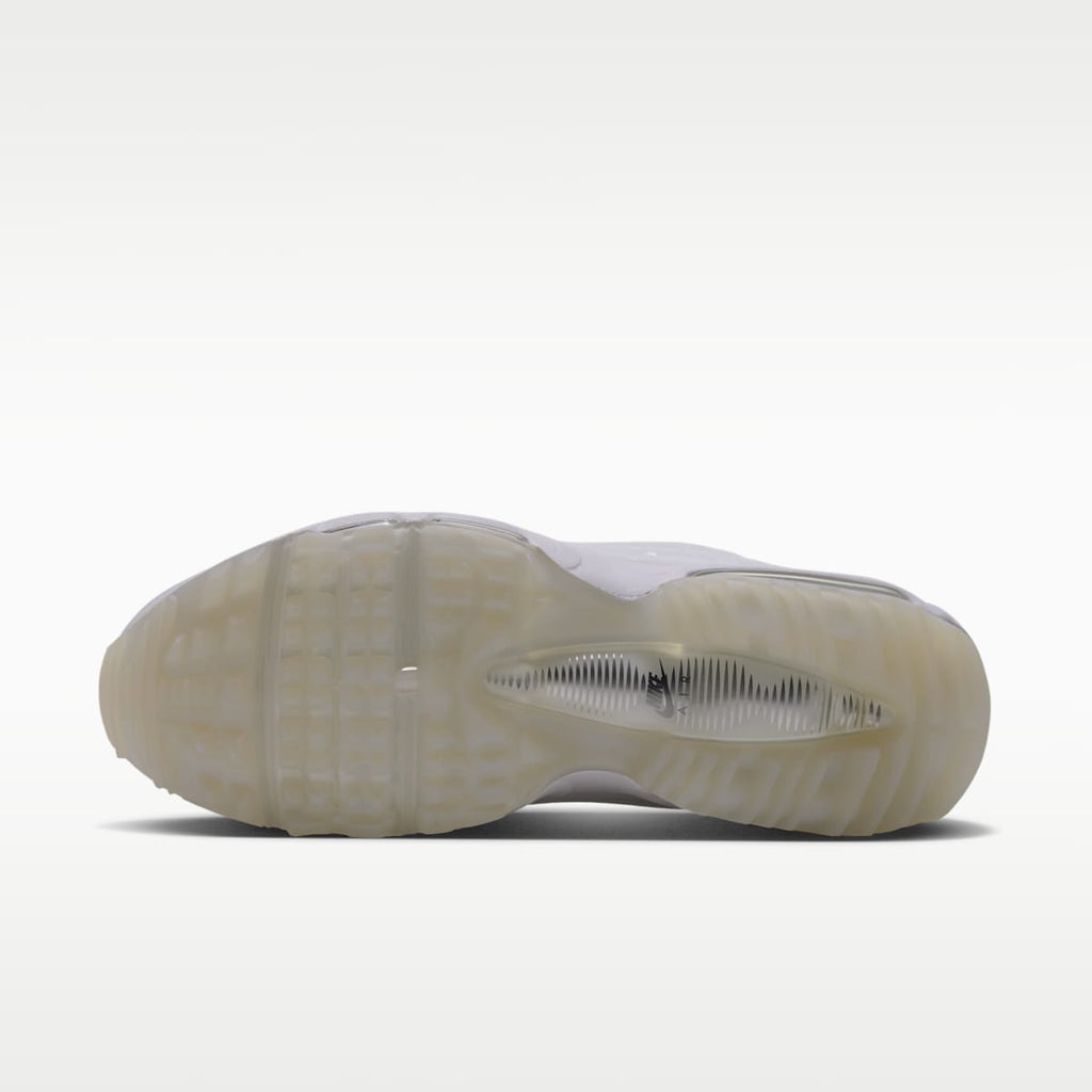Women's Nike Air Max 95  Men's Golf Shoes - White/Metallic Silver