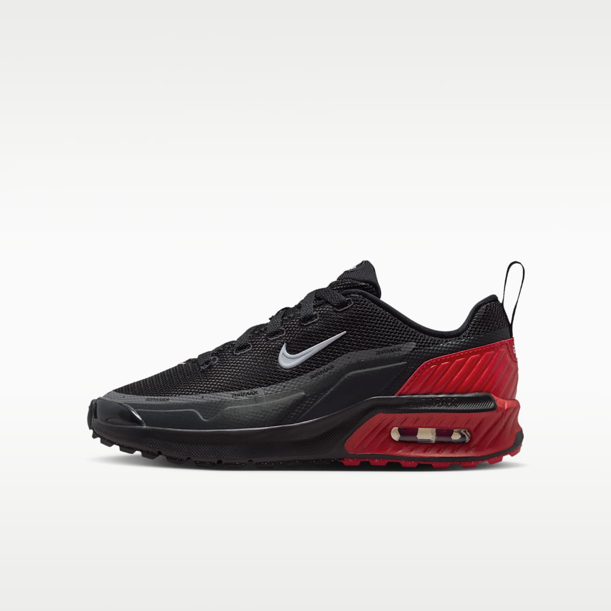 Nike Air Max Bia Big Kids' Shoes - Black/University Red/Anthracite/White