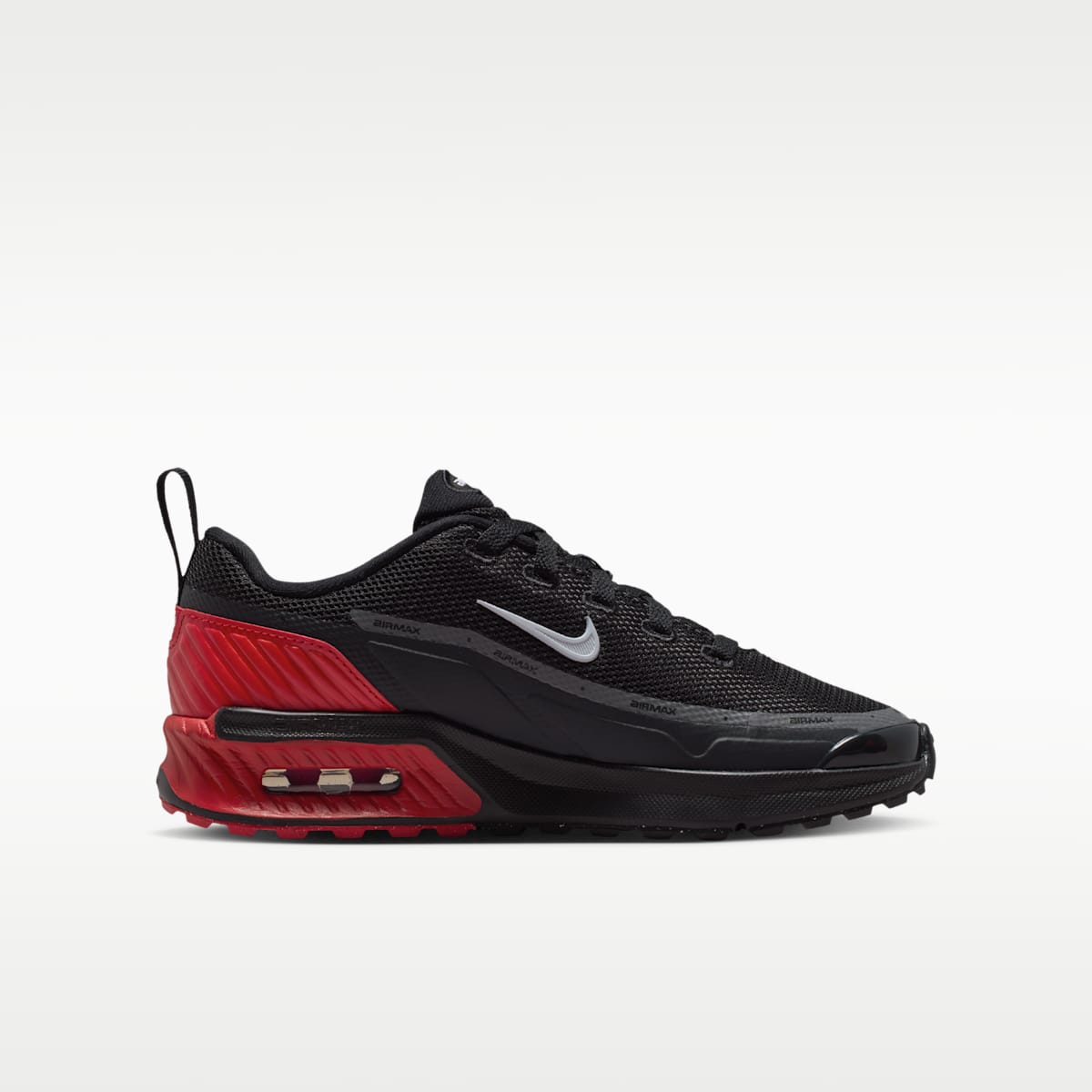 Nike Air Max Bia Big Kids' Shoes - Black/University Red/Anthracite/White