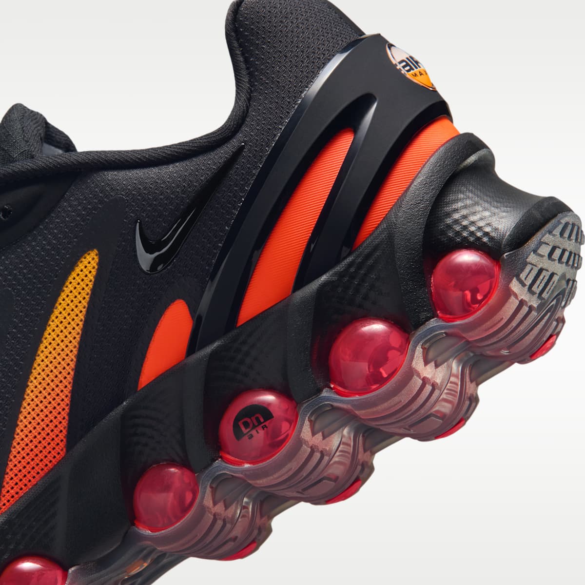 Women's Nike Air Max Dn8 Men's Shoes - Black/Hyper Crimson/Laser Orange/Dark Copper