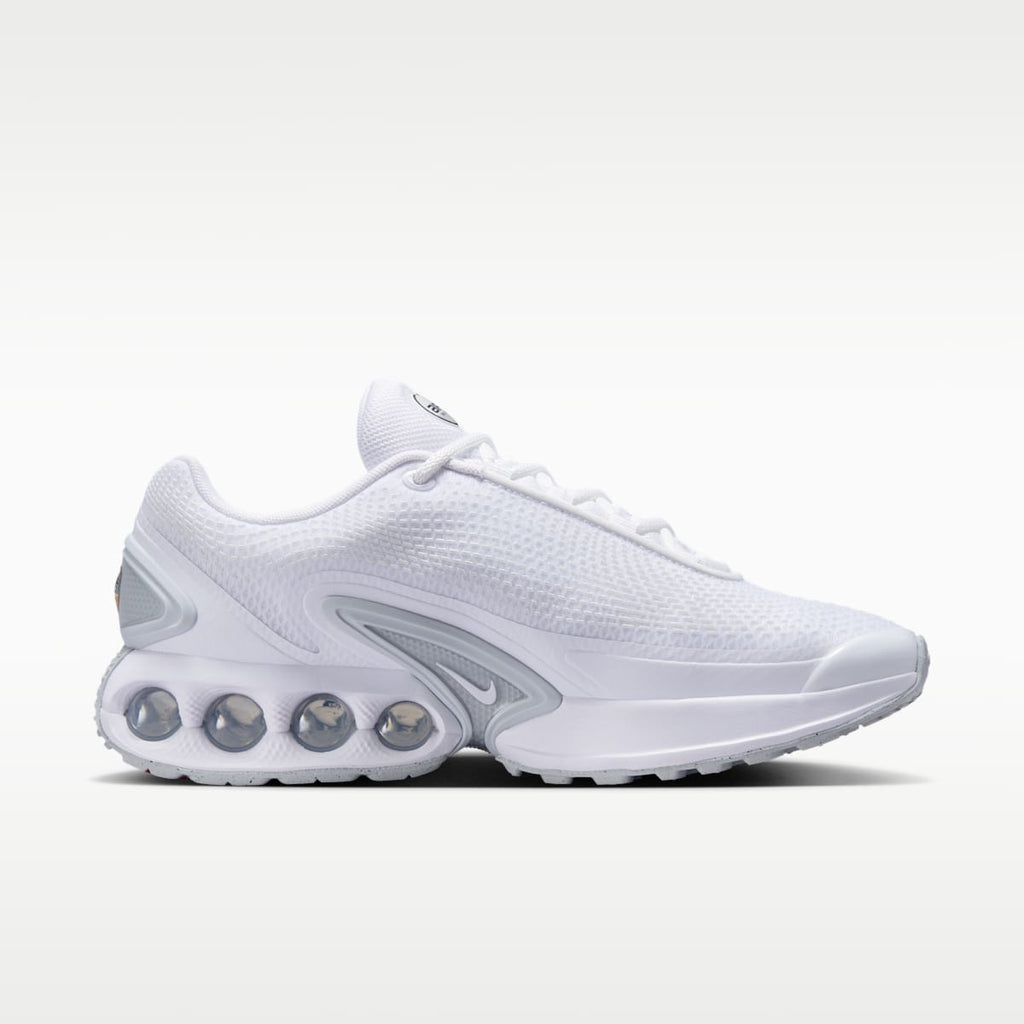 Nike Air Max Dn Shoes - White/White/Metallic Silver/White - Image 3