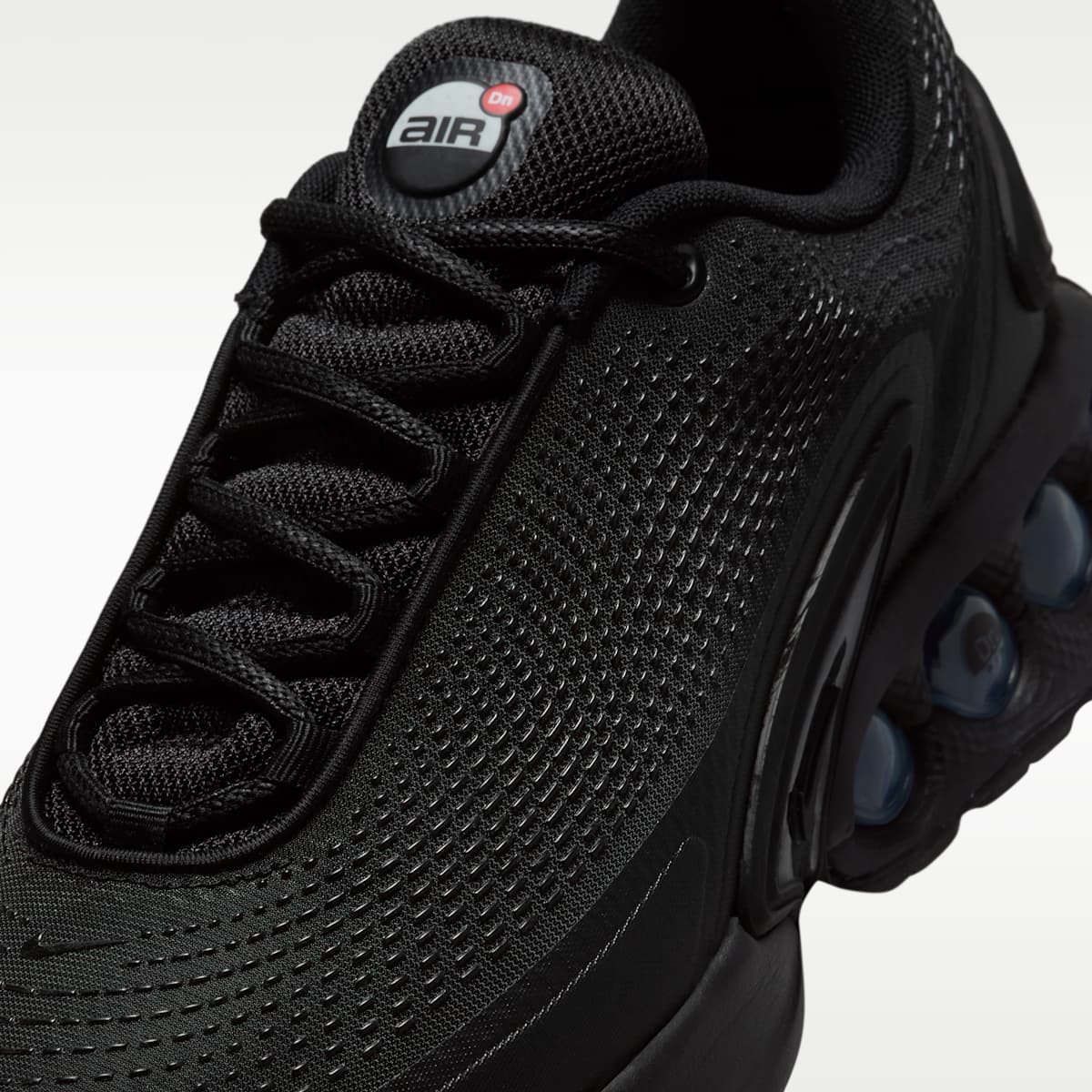 Nike Air Max Dn Shoes - Black/Black/Metallic Dark Grey/Black - Image 7