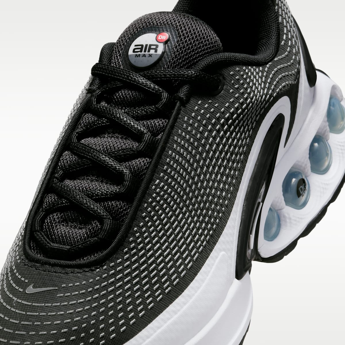 Nike Air Max Dn Shoes - Black/Cool Grey/Pure Platinum/White - Image 8