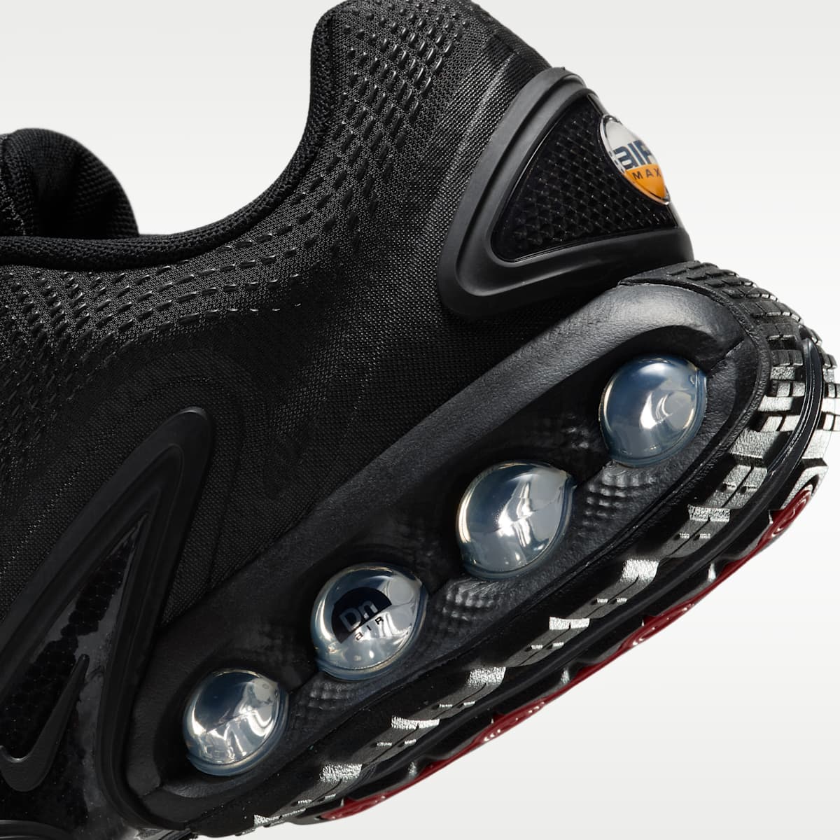 Nike Air Max Dn Shoes - Black/Black/Metallic Dark Grey/Black - Image 8