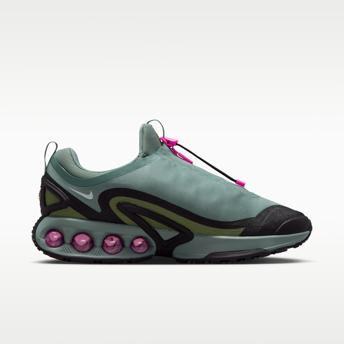 Nike Air Max Dn Roam Men's Shoes - Clay Green/Sky J Light Olive/Black/Fire Pink - Image 3