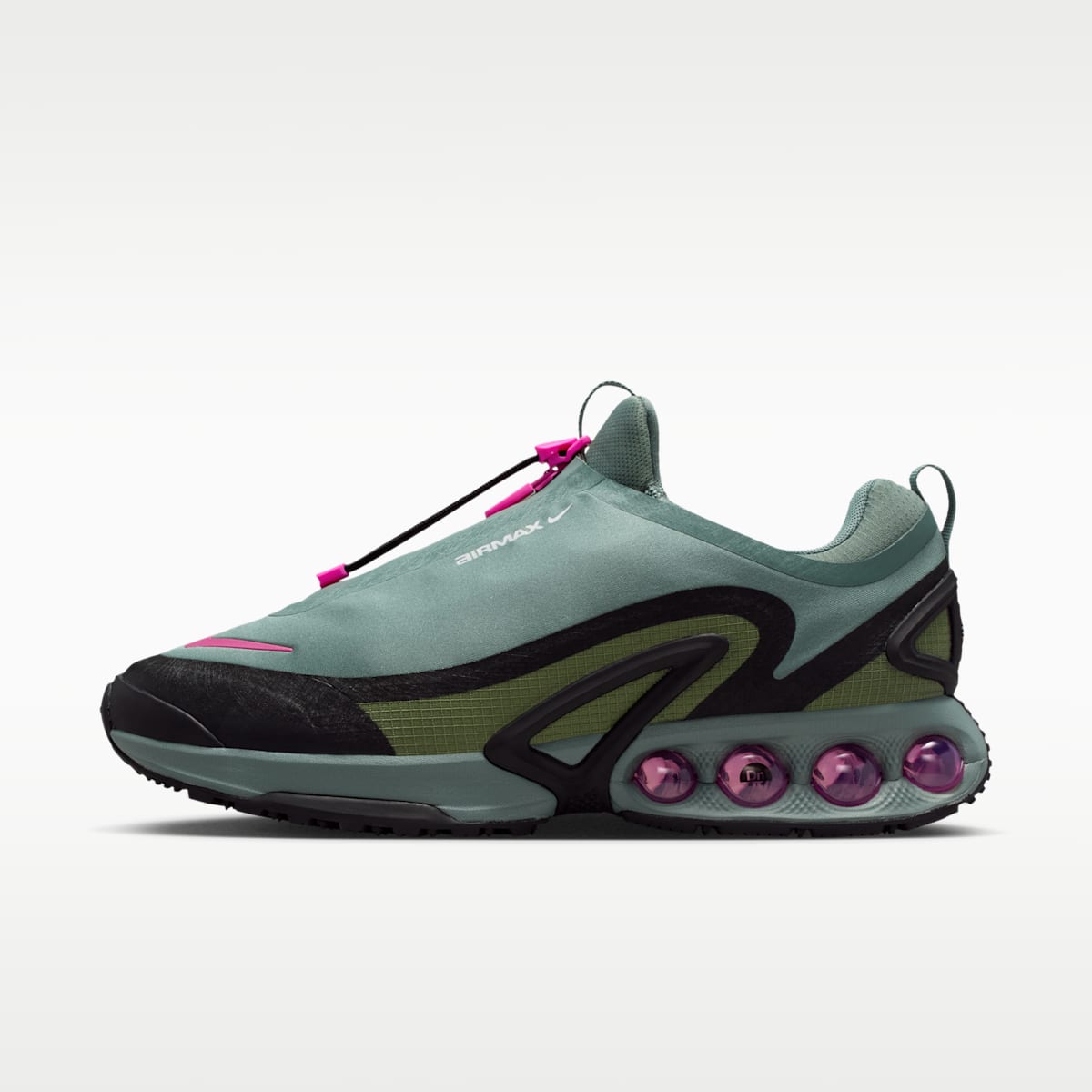 Nike Air Max Dn Roam Men's Shoes - Clay Green/Sky J Light Olive/Black/Fire Pink - Image 1
