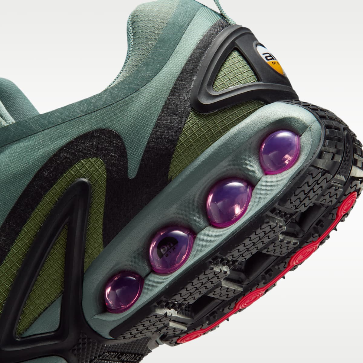 Nike Air Max Dn Roam Men's Shoes - Clay Green/Sky J Light Olive/Black/Fire Pink - Image 8