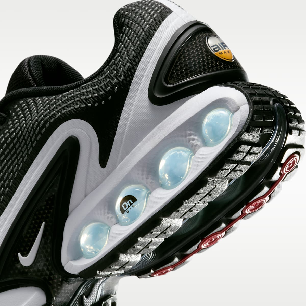 Nike Air Max Dn Shoes - Black/Cool Grey/Pure Platinum/White - Image 9