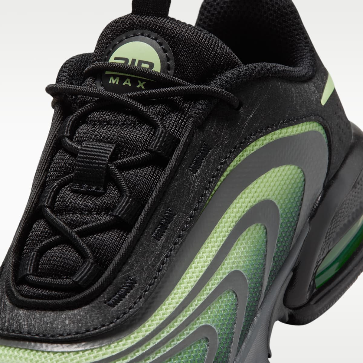 Nike Air Max Fire Little Kids' Shoes - Black/Iron Grey/Liquid Lime