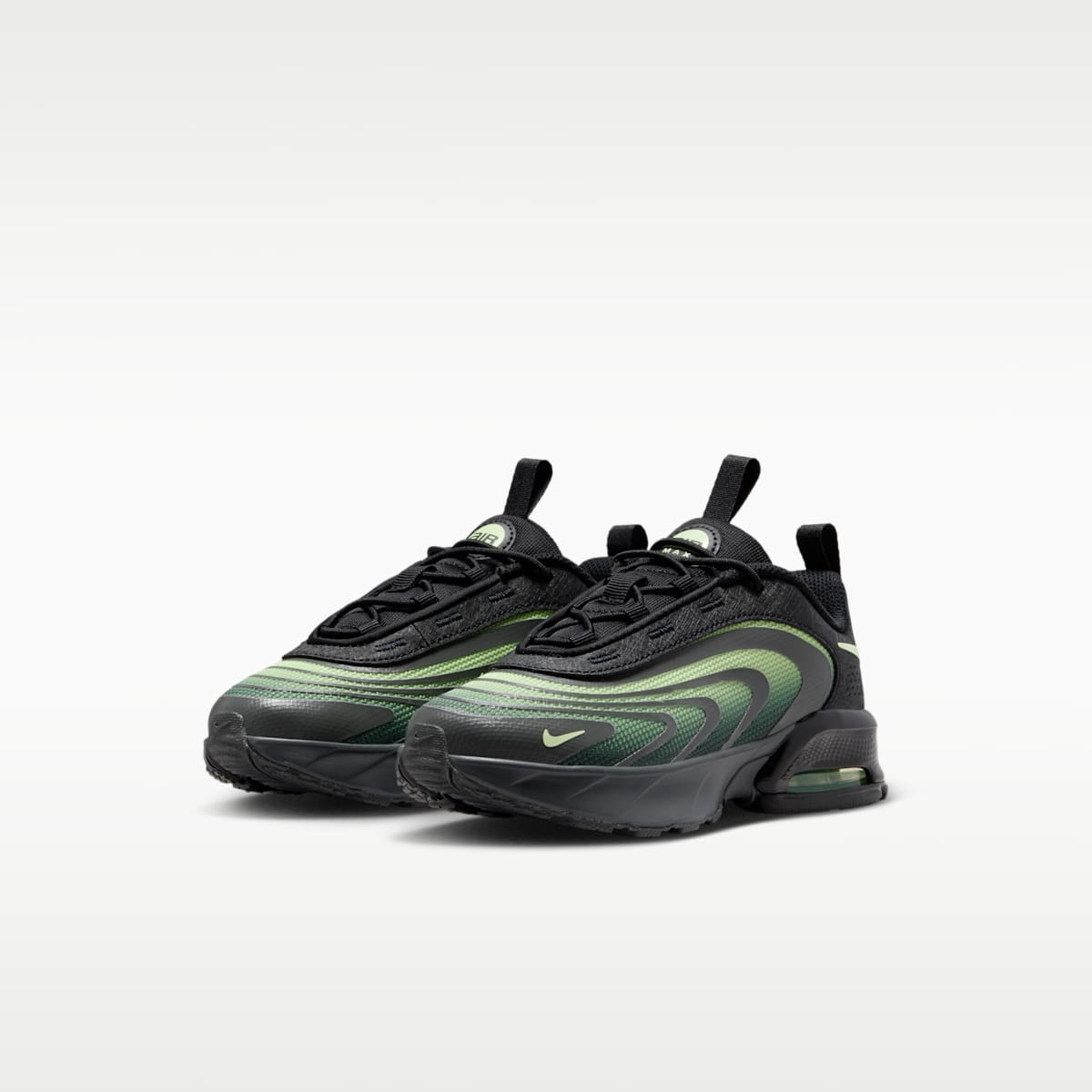 Nike Air Max Fire Little Kids' Shoes - Black/Iron Grey/Liquid Lime