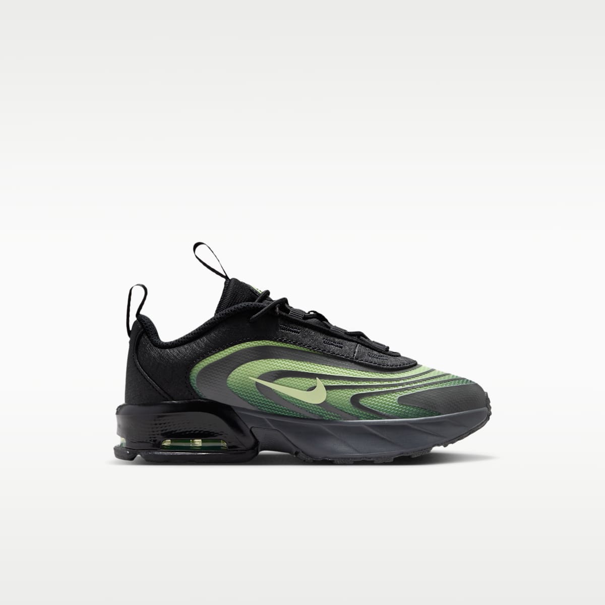 Nike Air Max Fire Little Kids' Shoes - Black/Iron Grey/Liquid Lime