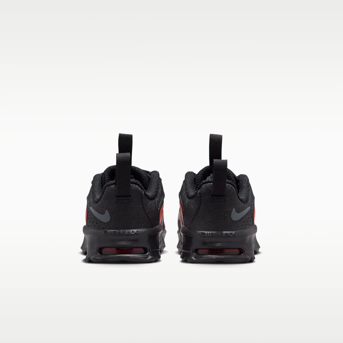Nike Air Max Fire Baby/Toddler Shoes - Black/Picante Red/Smoke Grey