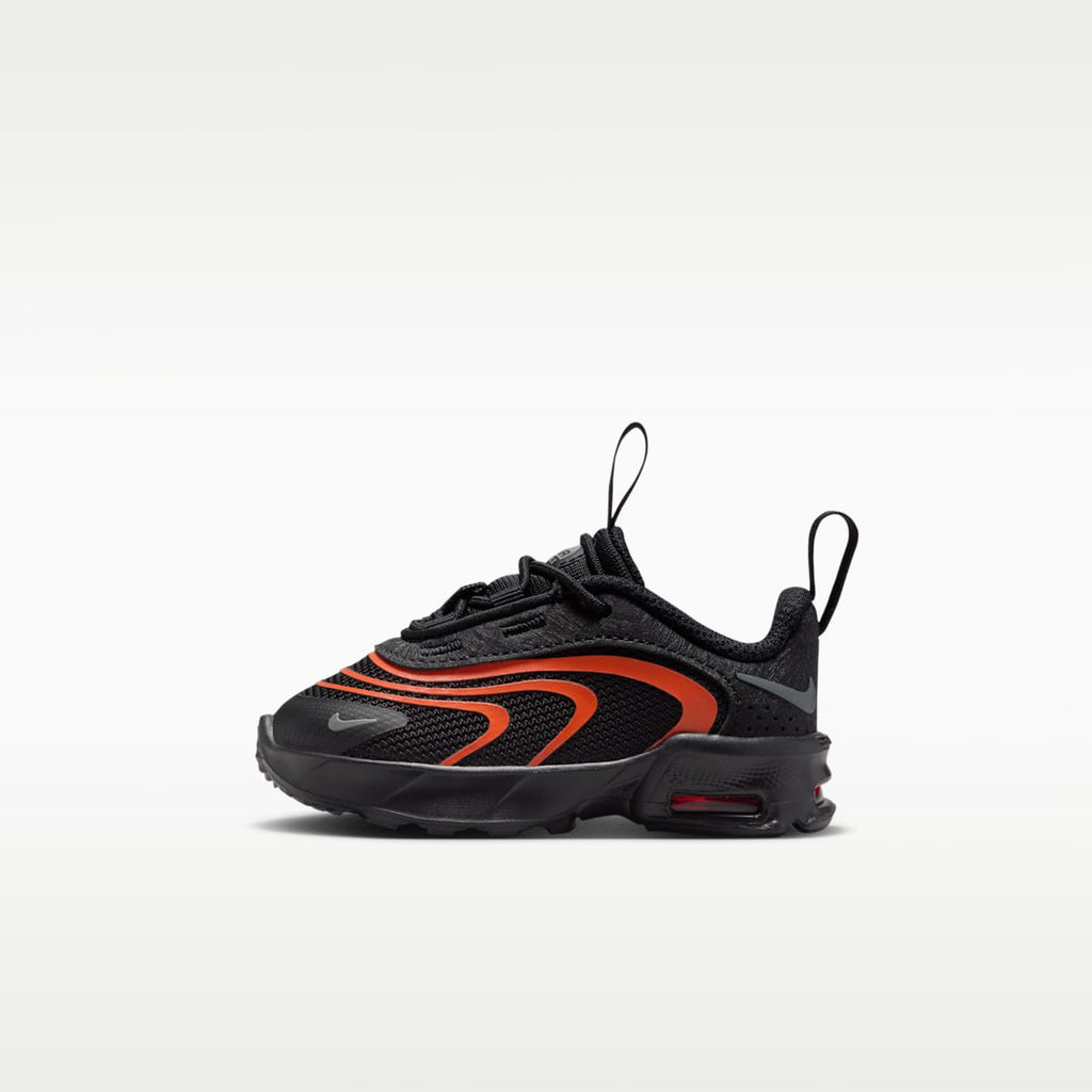 Nike Air Max Fire Baby/Toddler Shoes - Black/Picante Red/Smoke Grey