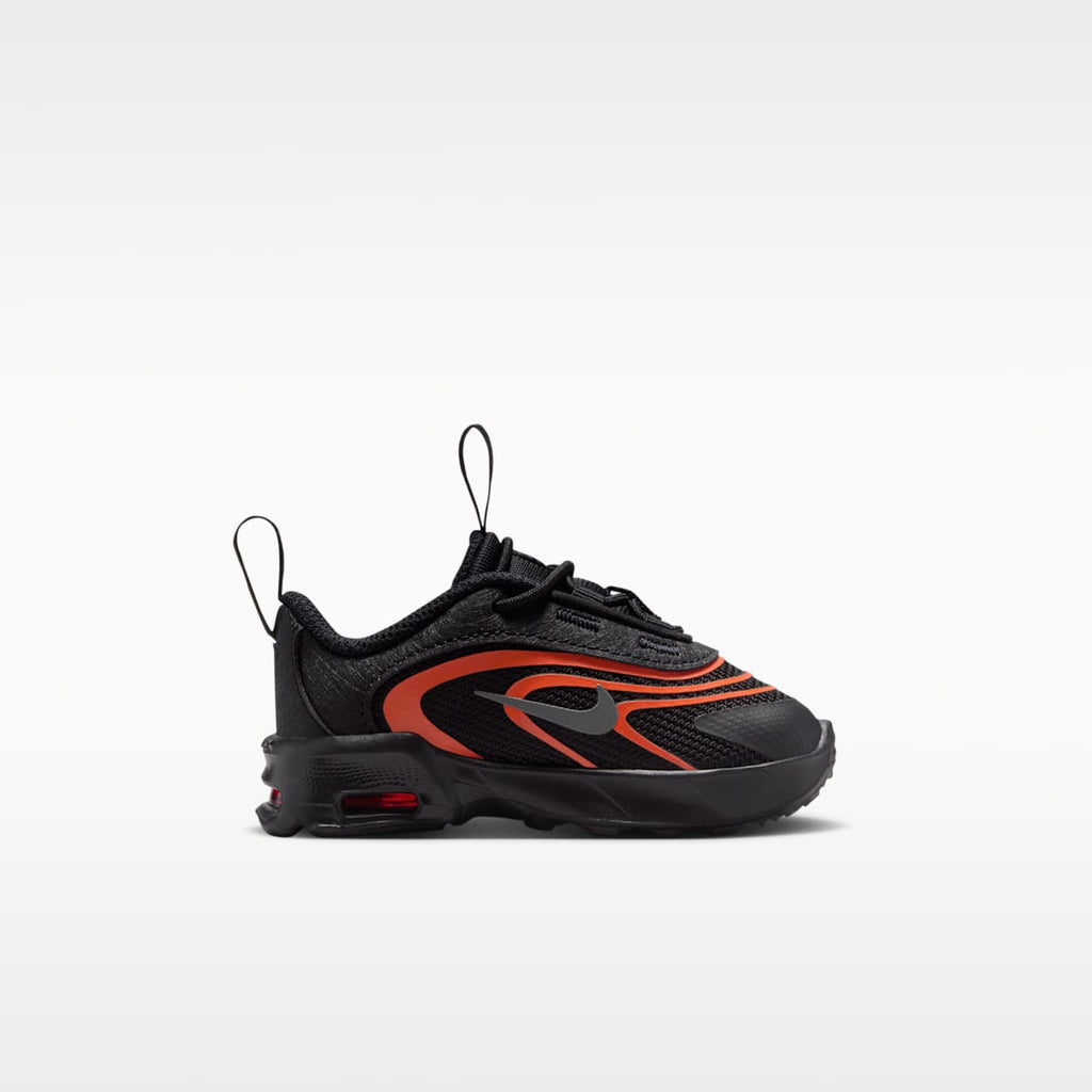 Nike Air Max Fire Baby/Toddler Shoes - Black/Picante Red/Smoke Grey