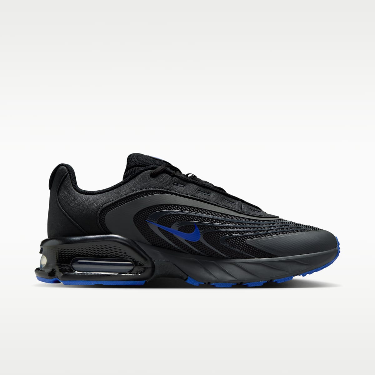 Nike Air Max Fire Men's Shoes - Dark Smoke Grey/Black/Racer Blue - Image 3